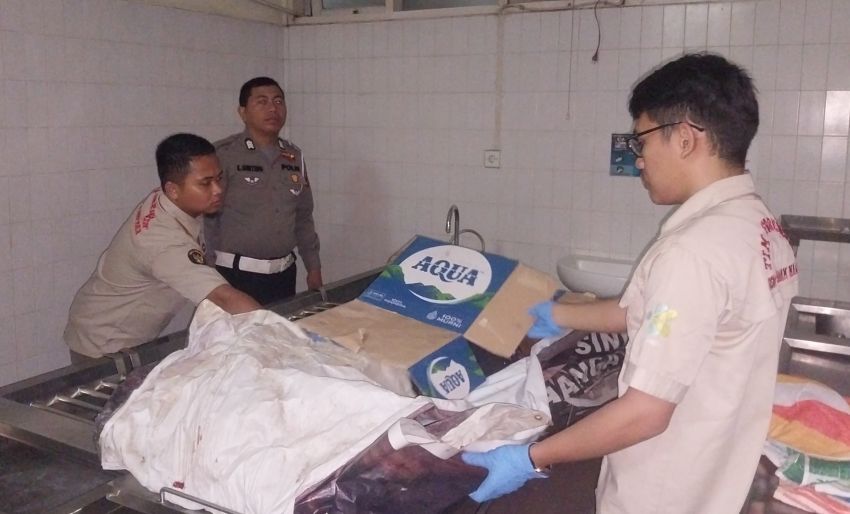 Sebelumnya Ditabrak Vixion, Pejalan Kaki Tewas Terlindas Truk Tangki