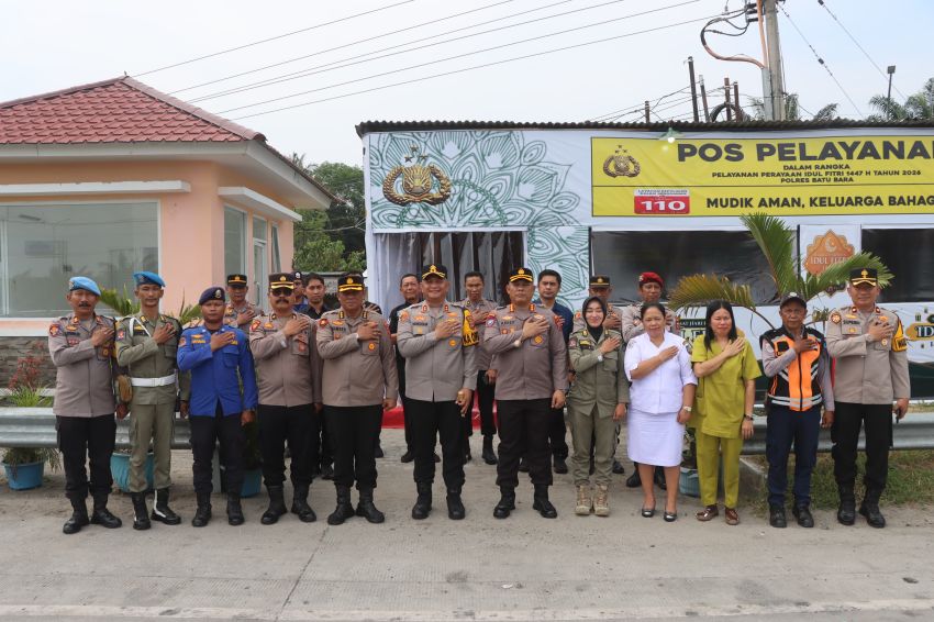 Kapolres Batu Bara Terima Kunjungan Tim Pamatwil Polda Sumut pada Operasi Ketupat Toba 2026