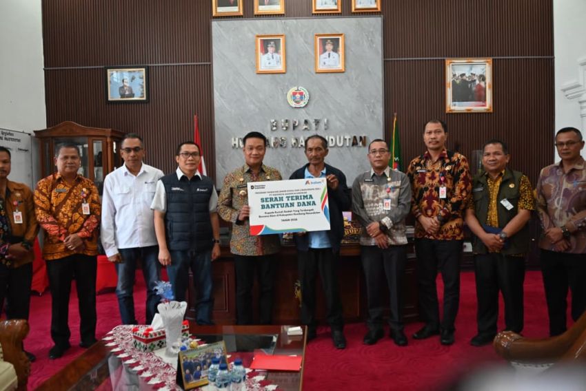 Inalum Salurkan Bantuan Rehabilitasi Gereja Terdampak Banjir di Humbang Hasundutan