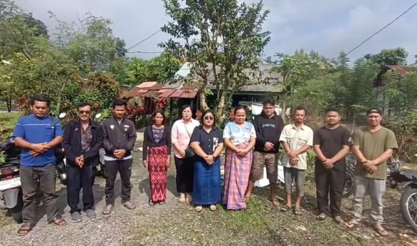 Keluarga dan GBKP Bandar Baru Bersyukur, Dandi Sitanggang Pulang dari Kamboja Berkat Bantuan Senator Pdt. Penrad Siagian