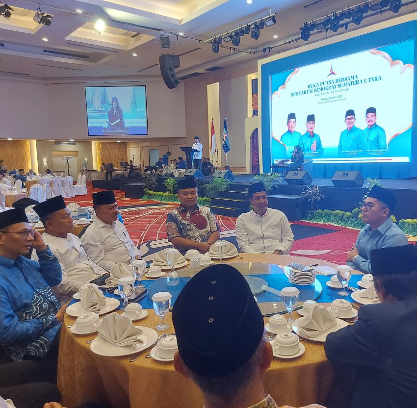 Anggota DPR RI Kombes Pol (P) Dr. Maruli Siahaan Hadiri Buka Puasa Bersama DPD Partai Demokrat Sumatera Utara