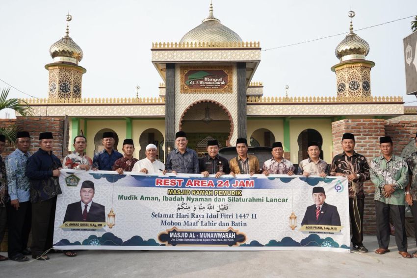 Kick off Masjid Ramah Pemudik, Kemenag Sumut Siapkan 281 Masjid Buka 24 Jam