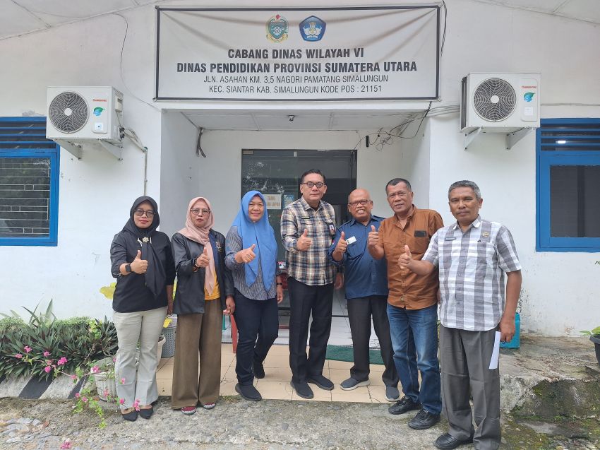 PWI Siantar dan Simalungun Jalin Kerja sama dengan Cabdis Pendidikan Wilayah VI