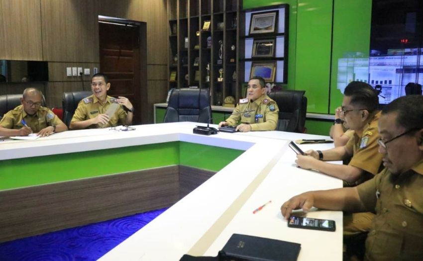 Pemko Binjai Ikuti Rakor Nasional Pengendalian Inflasi Daerah