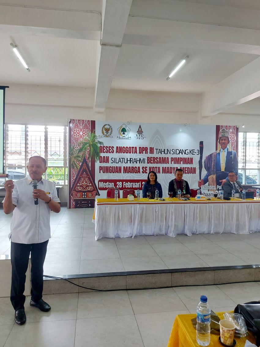 Reses di Medan Sunggal, Dr. Maruli Siahaan Serap Aspirasi 95 Punguan Marga