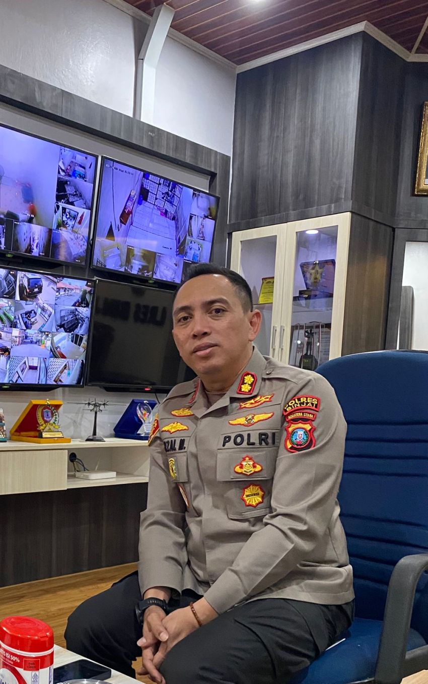 Kapolres Binjai Cek Persiapan Pospam Idul Fitri 2026