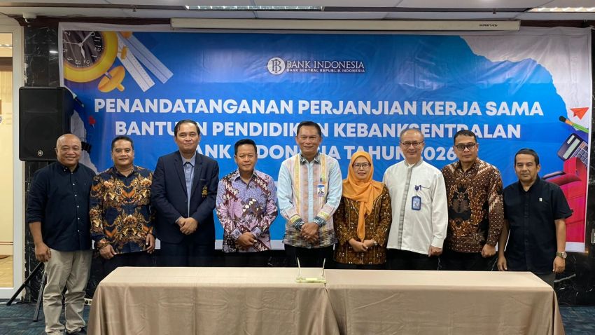 Penandatanganan Kerja Sama KPw Bank Indonesia Provinsi Sumatera Utara dengan Delapan Perguruan Tinggi