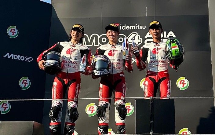 Bintang Pranata Sukma Kibarkan Merah Putih di Moto4 Asia Cup