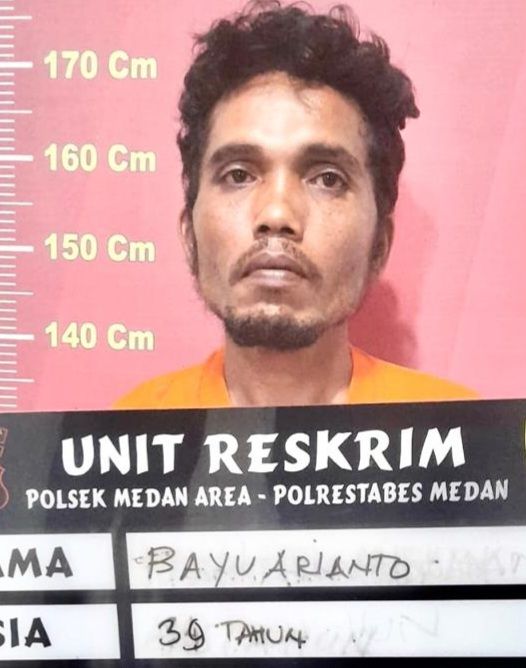 Polsek Medan Area Tangkap Residivis Pembobol Rumah Kepling : Mesin Air Dijual untuk Nyabu dan Bejudi