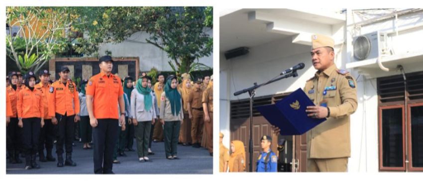 Pimpin Apel Gabungan, Sekdako Binjai: Kesiapsiagaan dan Respons Cepat Kunci Penanggulangan Bencana