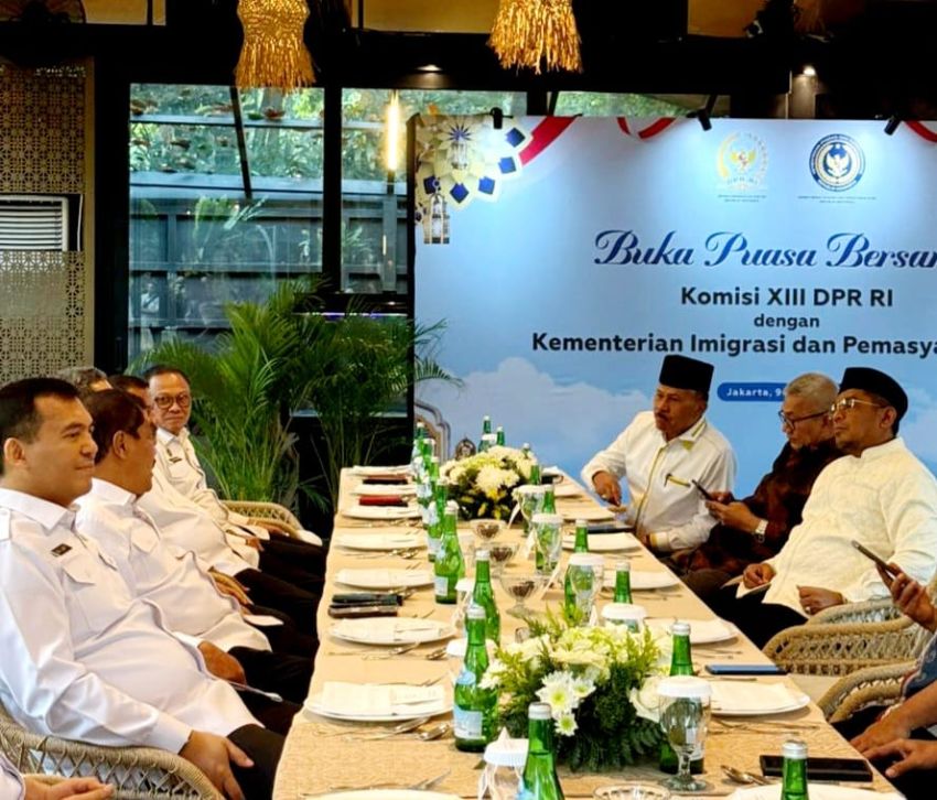 Anggota DPR RI Kombes Pol (Purn) Dr. Maruli Siahaan Hadiri Buka Puasa Bersama Menteri Imigrasi dan Pemasyarakatan