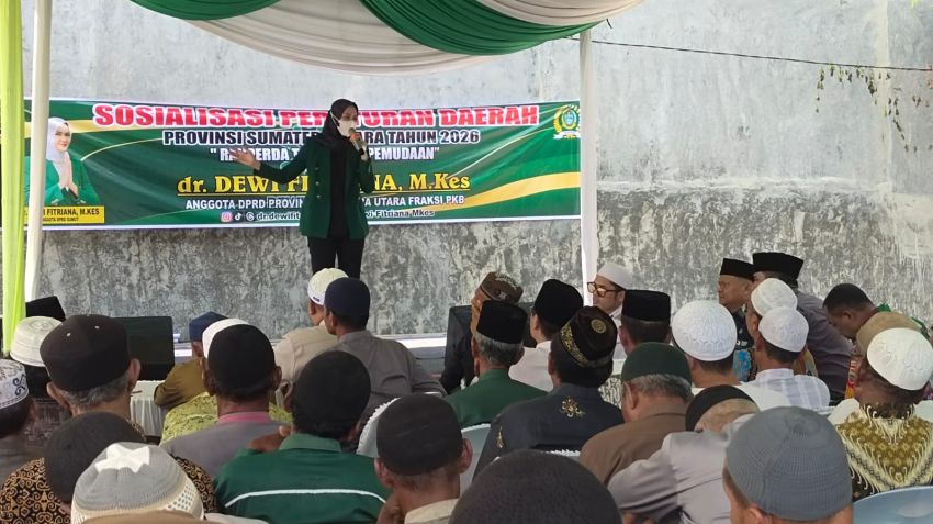 Anggota DPRD Sumut Dr Dewi Fitriana Sosialisasi Renperda Kepemudaan