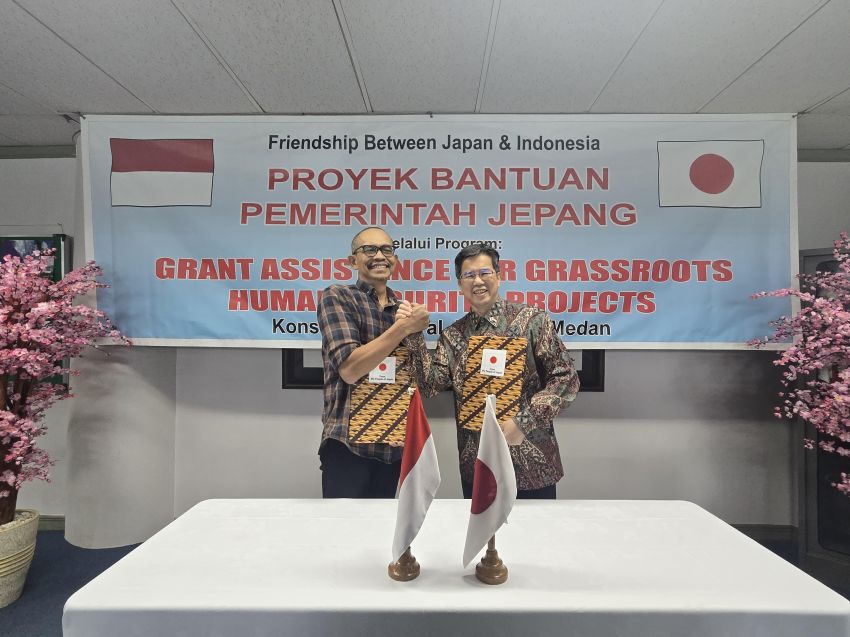 Jepang Hibahkan Mesin Penjernih Air untuk Warga Aek Songsongan