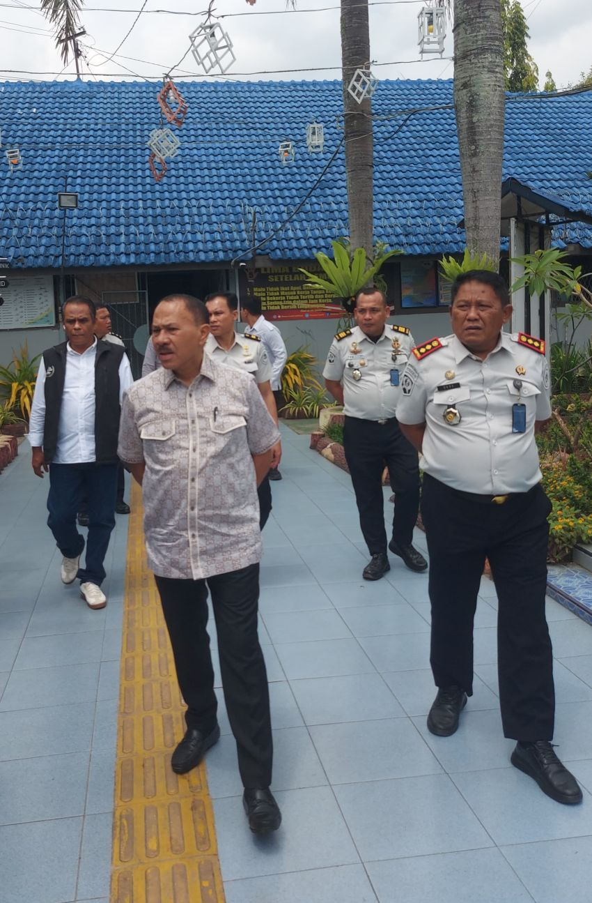 Kunjungi Lapas Kelas II B Tebing Tinggi, Dr. Maruli Siahaan Perkuat Fungsi Pengawasan Pemasyarakatan