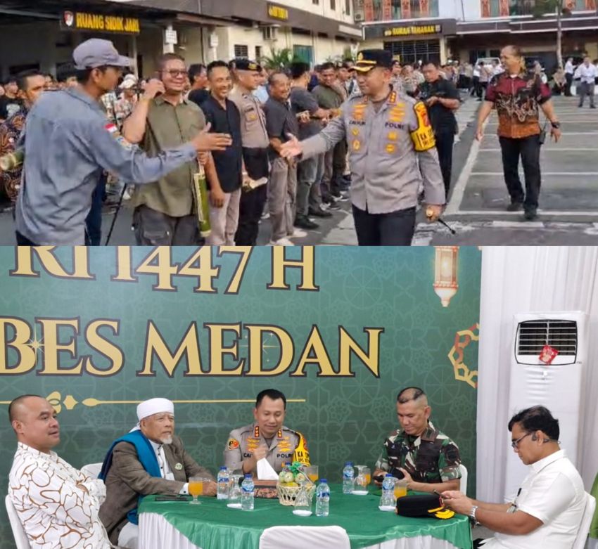 Halal Bi Halal Idul Fitri 1447 H, Polrestabes Medan Gelar Apel Sabuk dan Kentongan Kamtibmas