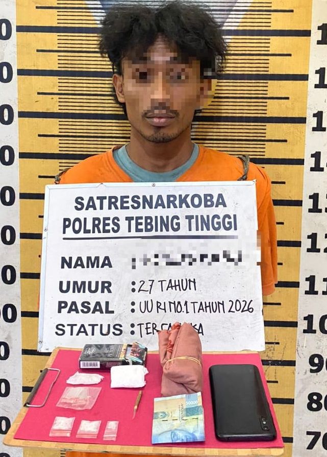 Seorang Pria Gagal Transaksi Sabu di Desa Binjai
