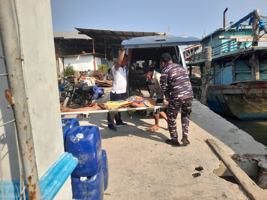 TNI AL Sigap Tangani Laka Kerja Nelayan di Belawan, ABK KM Cendrawasih I Tewas Terjatuh