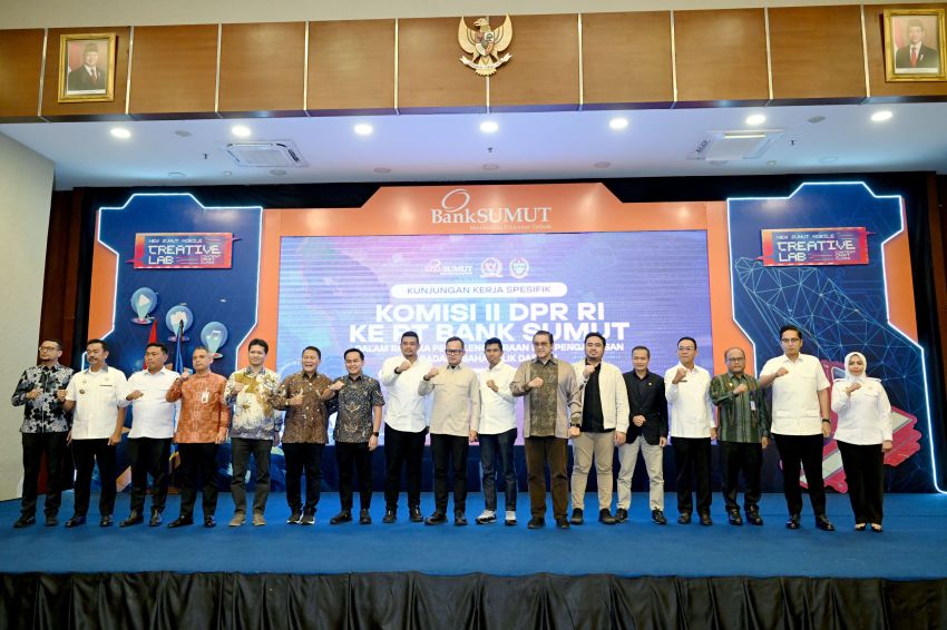 Didorong Jadi Motor Ekonomi Daerah, Komisi II DPR RI Kunjungi Bank Sumut