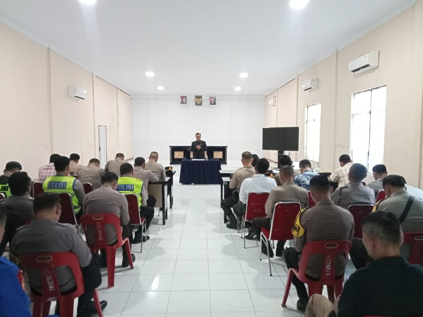 Perkuat Iman dan Karakter, Personel Polres Tanjung Balai Gelar Pembinaan Rohani