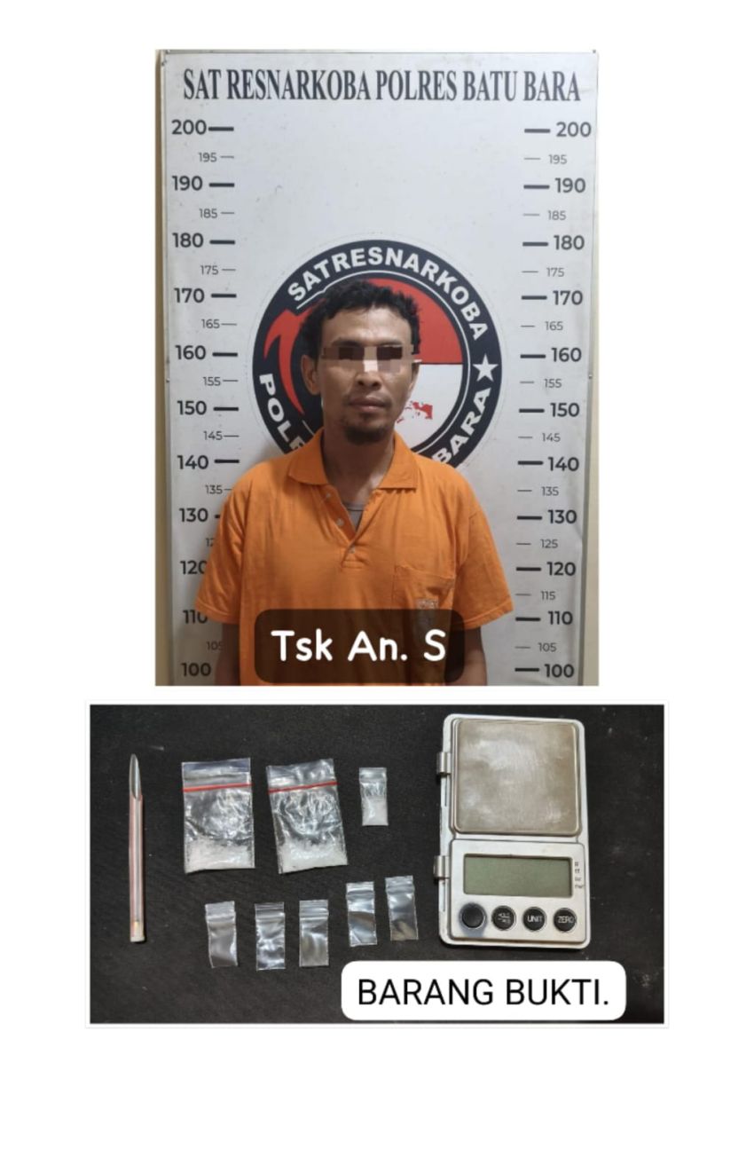 Satu Tersangka Diciduk, Polres Batu Bara Ungkap Kasus Narkoba