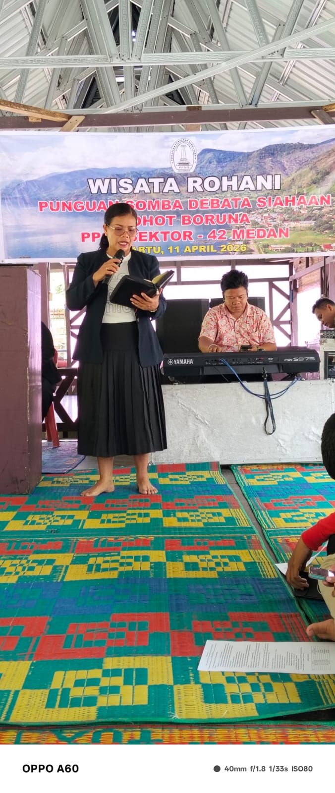 Pererat Kebersamaan dan nilai-nilai Kekeluargaan, Maruli Siahaan Berangkatkan Rombongan PPSD Siahaan Sektor 42 Ibadah Padang