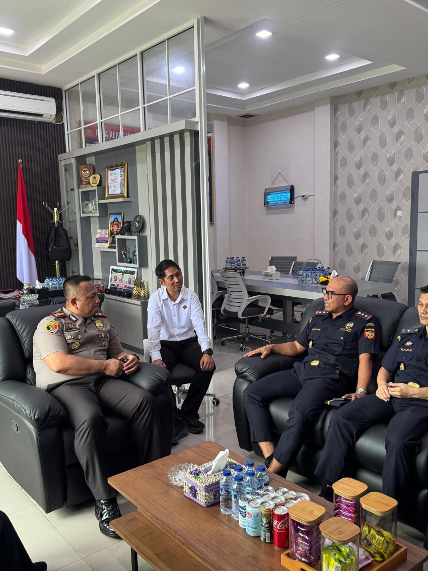 Kapolres Batu Bara Terima Kunjungan Bea Cukai Kuala Tanjung, Perkuat Sinergitas Antar Instansi