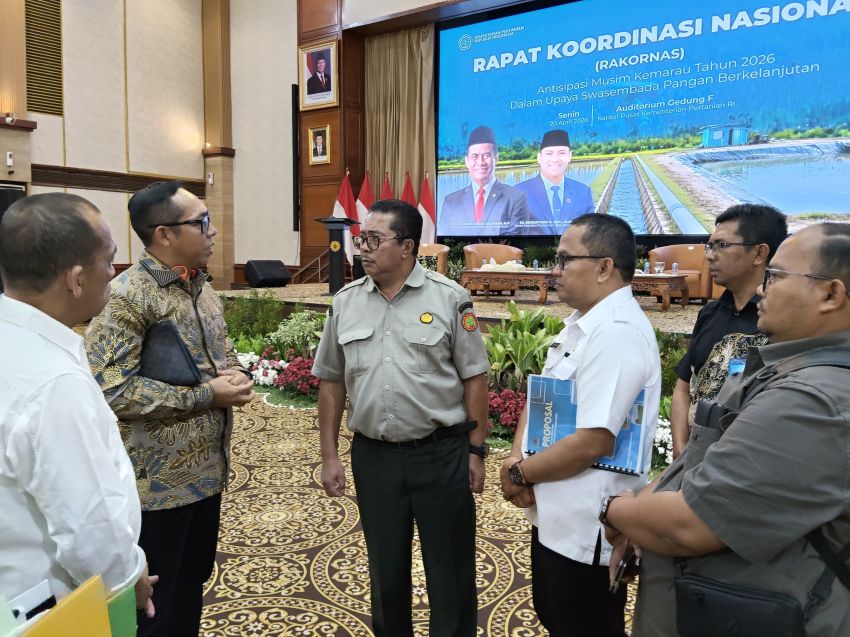Bupati Taput Usulkan Pembangunan Irigas Perpompaan dan Tersier Pada Rakornas Kementan