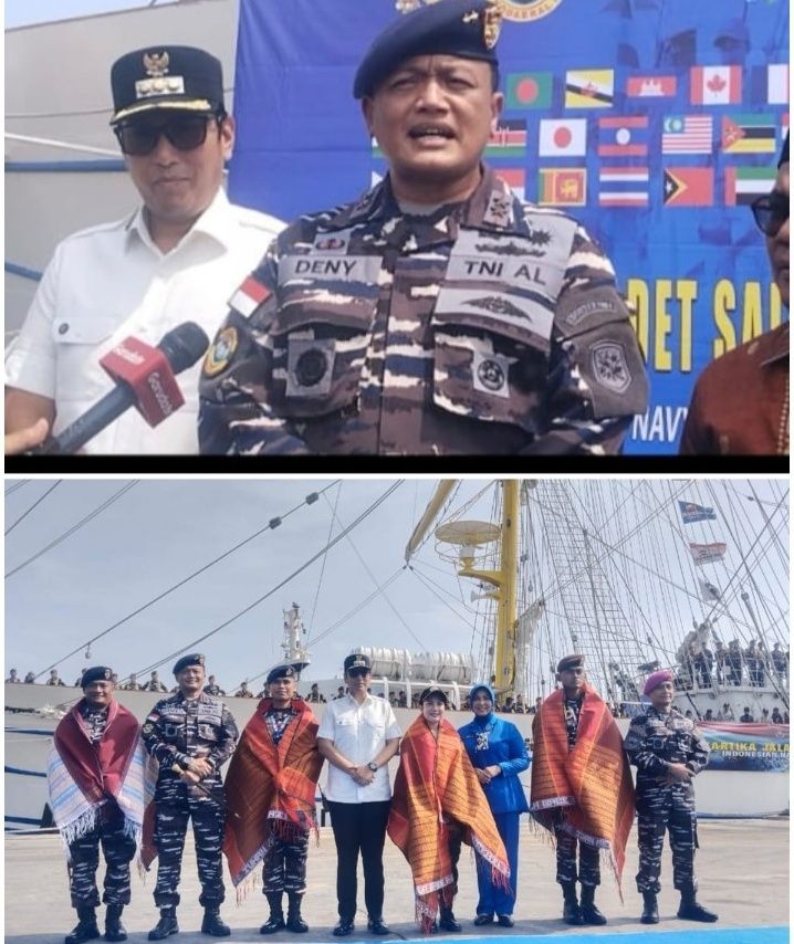 KRI Bima Suci Tiba di Belawan Dalam Rangkaian Kegiatan APCS 2026  dan KJK 2026