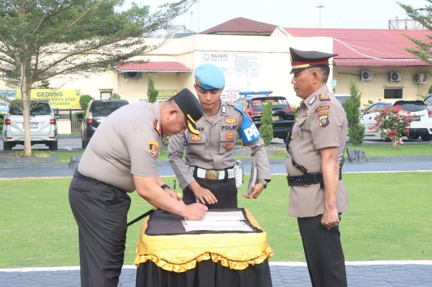 AKP Arianto Sitorus,S.H,Polsek Talawi ,Gantikan Kompol Cecep Suhendra