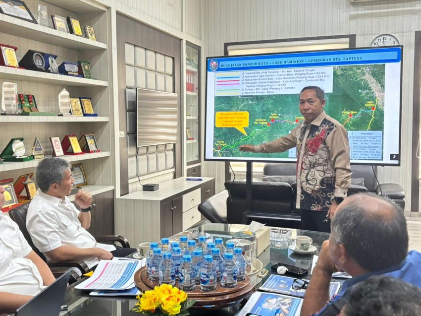 JTP &lrm;Paparkan Titik Krusial Penanganan Banjir Dan Konektivitas Antar Kabupaten, Kepala BBPJN Sumut : Skala Prioritas Pembangunan TA 2026-2028