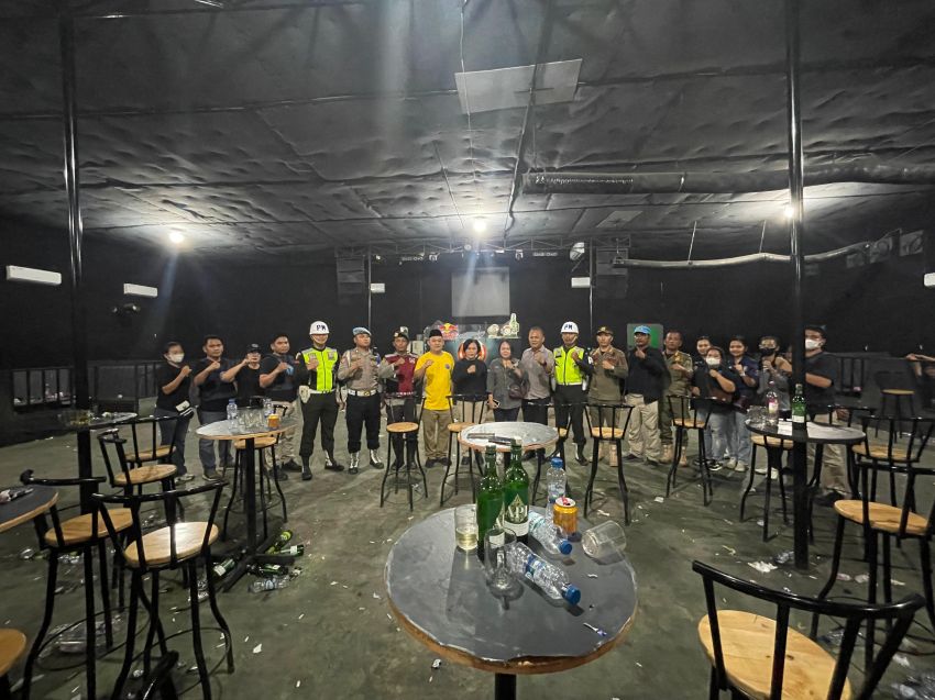 Razia Gabungan BNNK Sergai Amankan 50 Pengguna Narkoba di THM