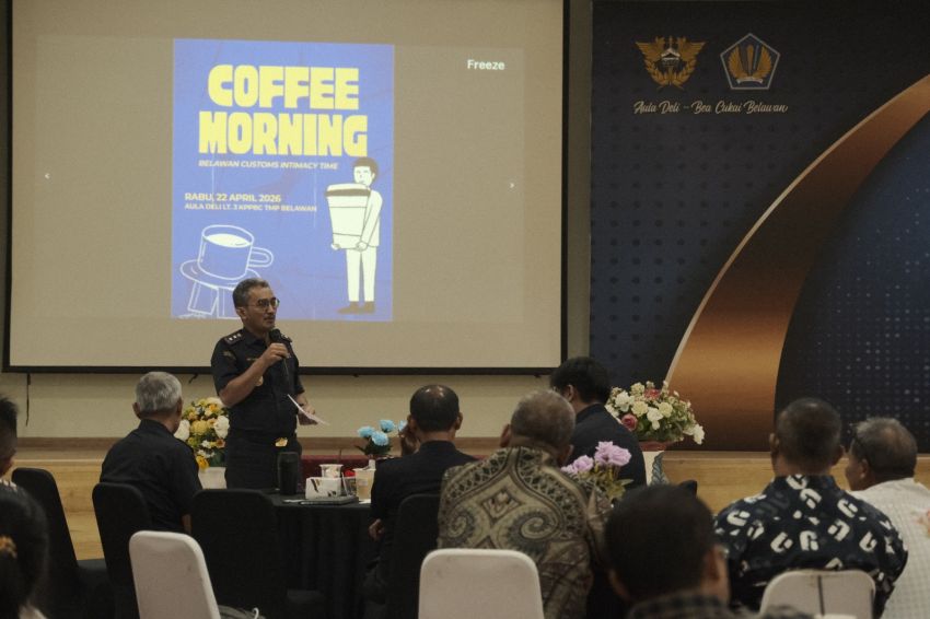 Bea Cukai Belawan Perkuat Sinergi dengan Stakeholder Lewat Coffee Morning BESTIE