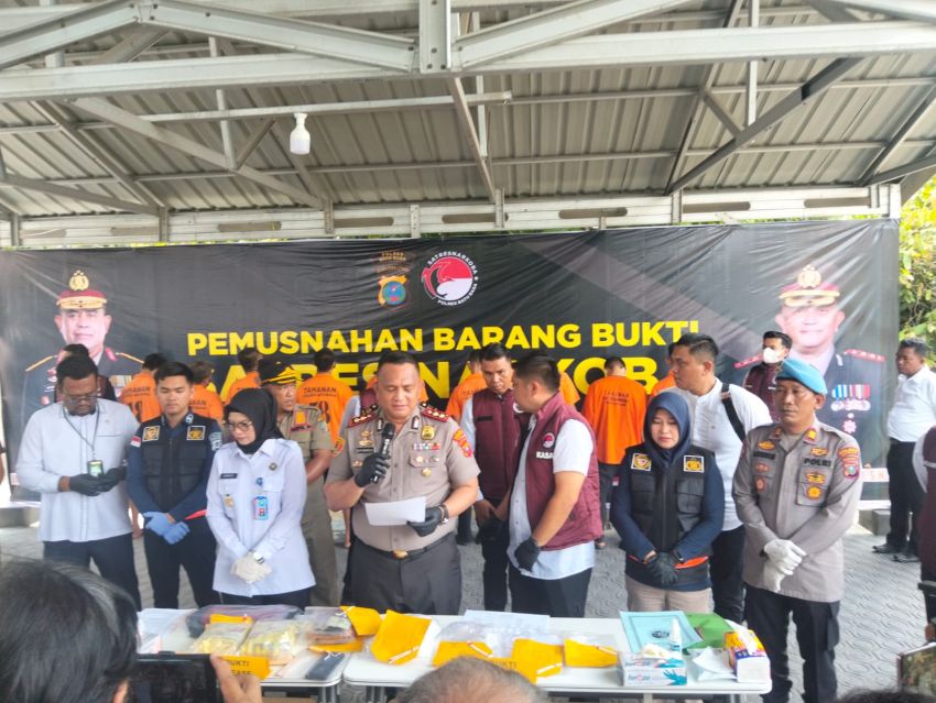Dua Kurir Sabu 2 Kg Ditangkap di Tol Amplas Medan
