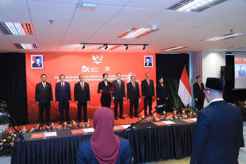Perkuat Organisasi dan Pengawasan, OJK Lantik Kepala Daerah Departemen dan Kepala OJK Daerah